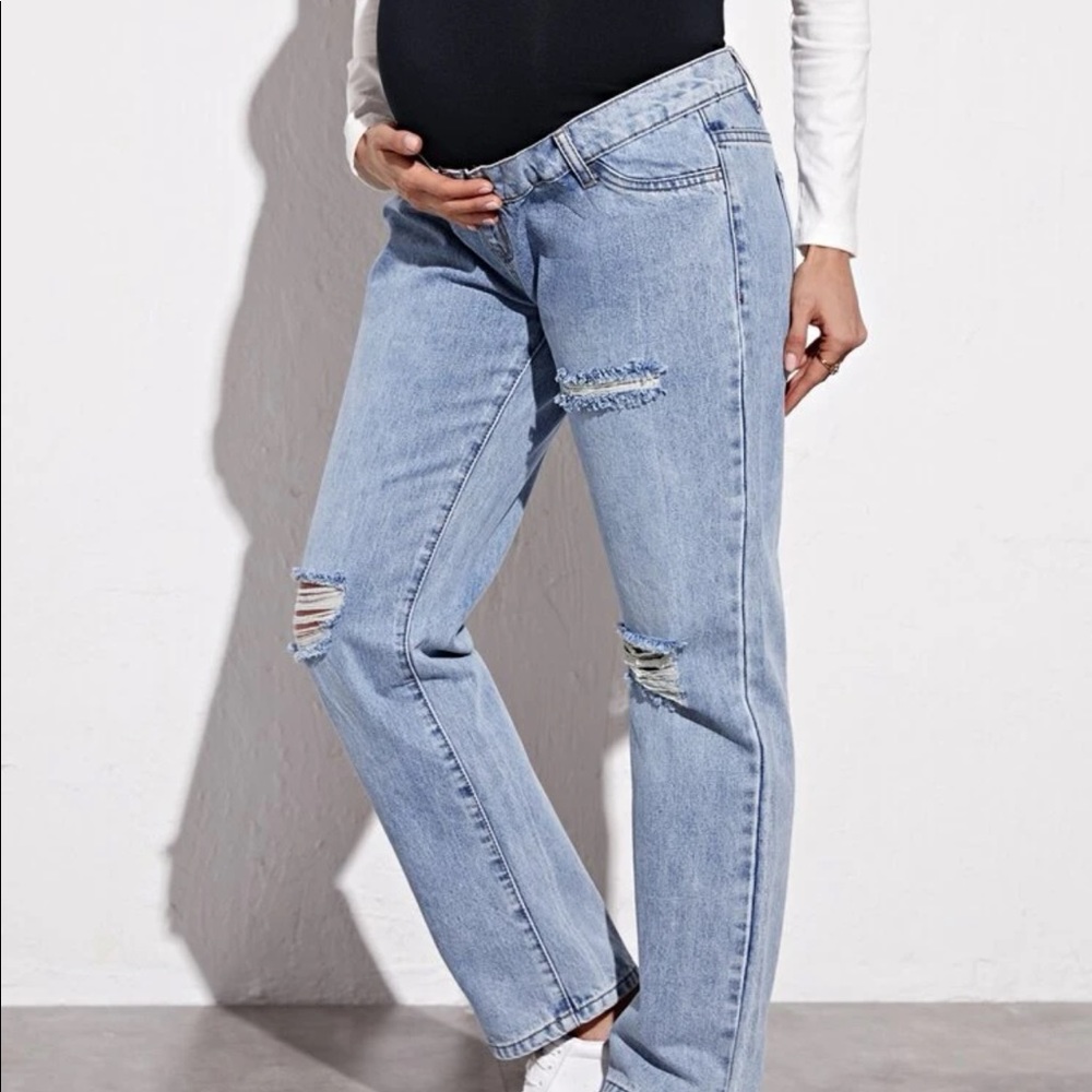Maternity Dress & Jeans